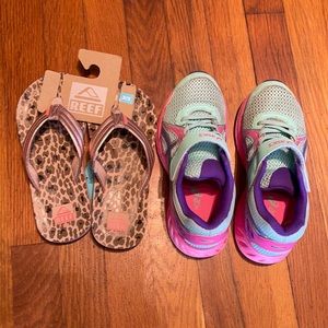 Sneaker and flip flop lot